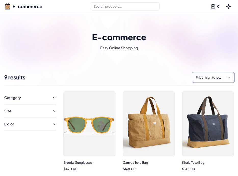 Ecommerce Shop
