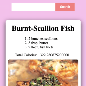 Recipe Search App