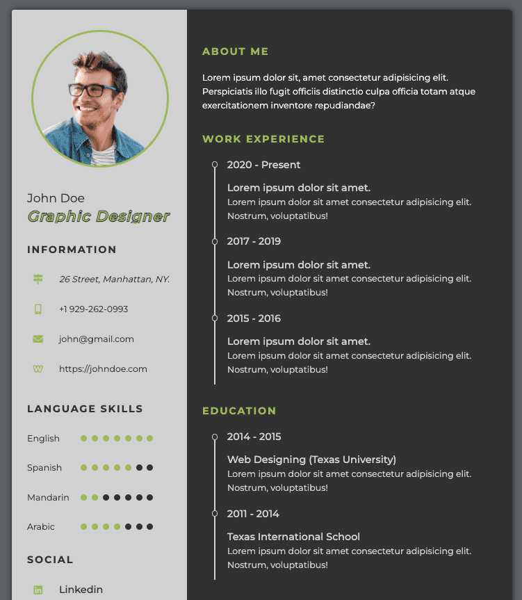 Resume Site